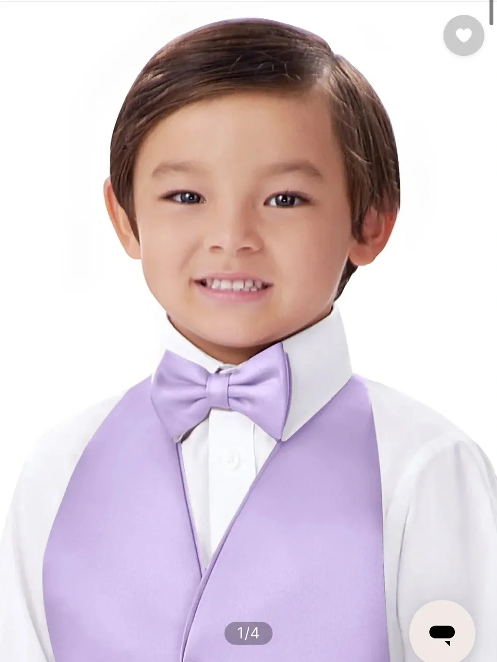 Azazie Lilac Bow Ties for Kids - Set of Three